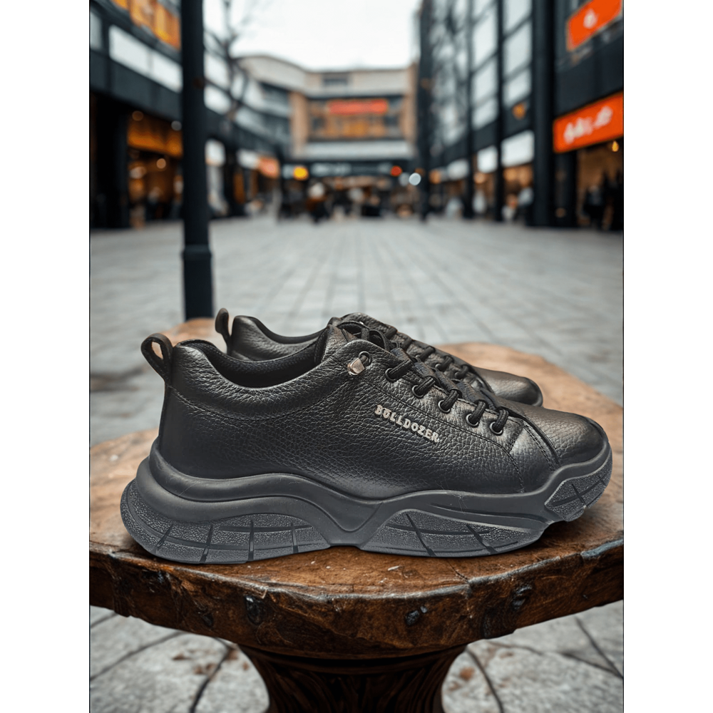 Bulldozer Erkek Deri Günlük Ayakkabı 260037 - Siyah - 41