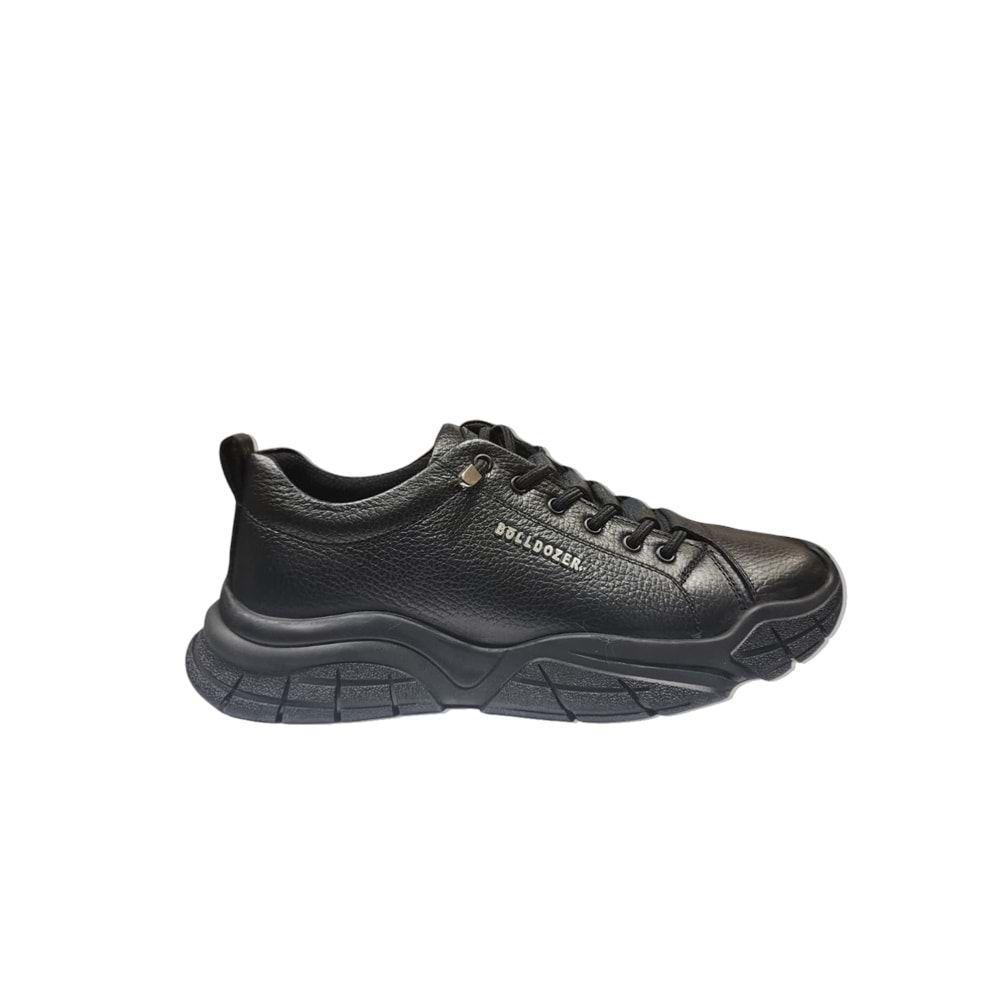 Bulldozer Erkek Deri Günlük Ayakkabı 260037 - Siyah - 42