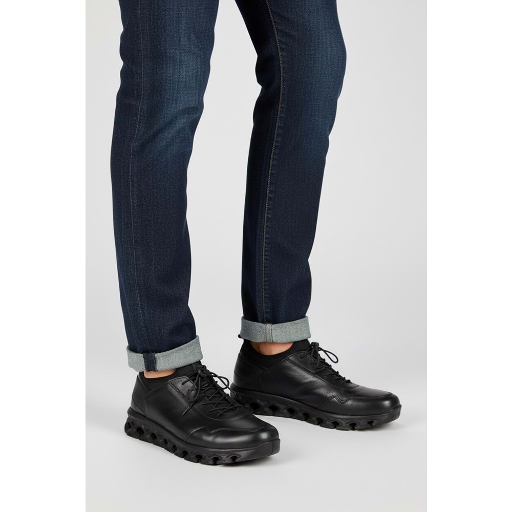 Bulldozer Erkek Deri Casual Ayakkabı 250057 - Siyah - 40