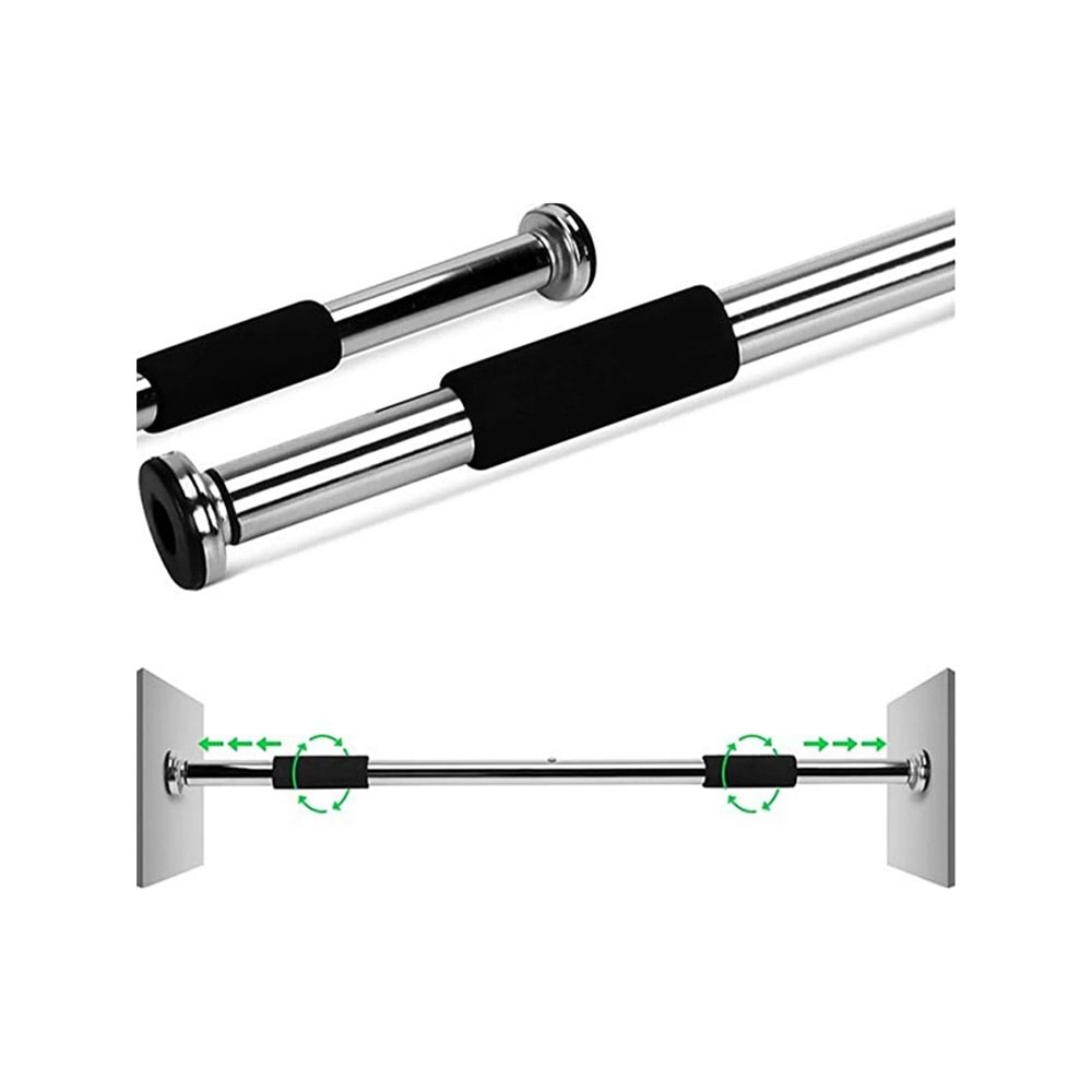 Barfiks Kapı Barı 62-100 cm - 100 KG - - Gümüş - 62-100