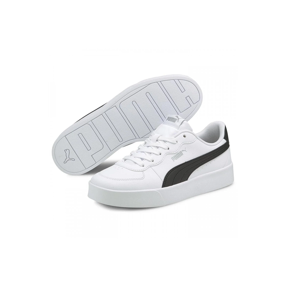 Puma Skye Clean Unisex Spor Ayakkabı 380147 04 - Beyaz-Siyah - 37
