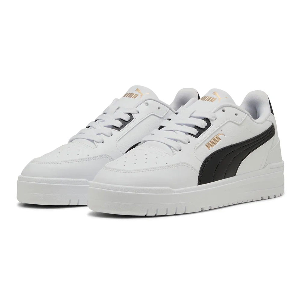 Puma Shuffle Downtown Erkek Spor Ayakkabı 402596 02 - Beyaz-Siyah - 42