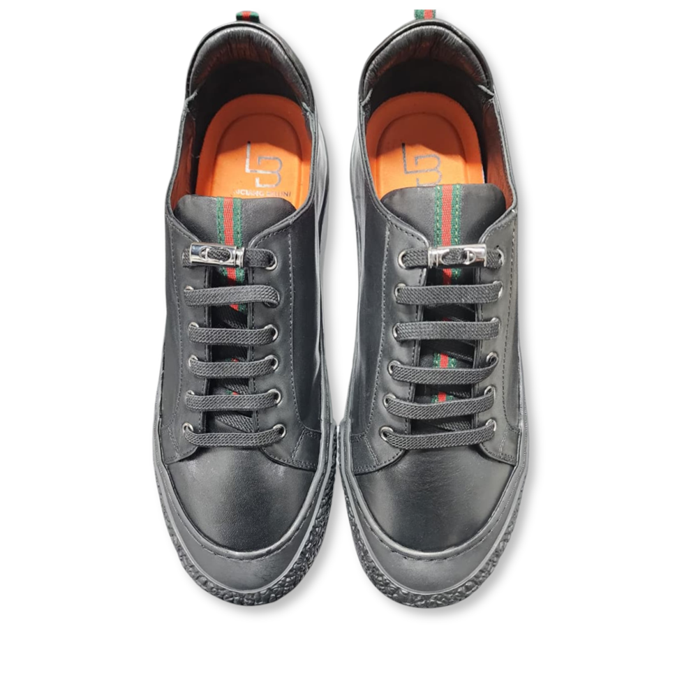 Luciano Bellini Erkek Deri Casual Ayakkabı 25823 - Siyah - 43