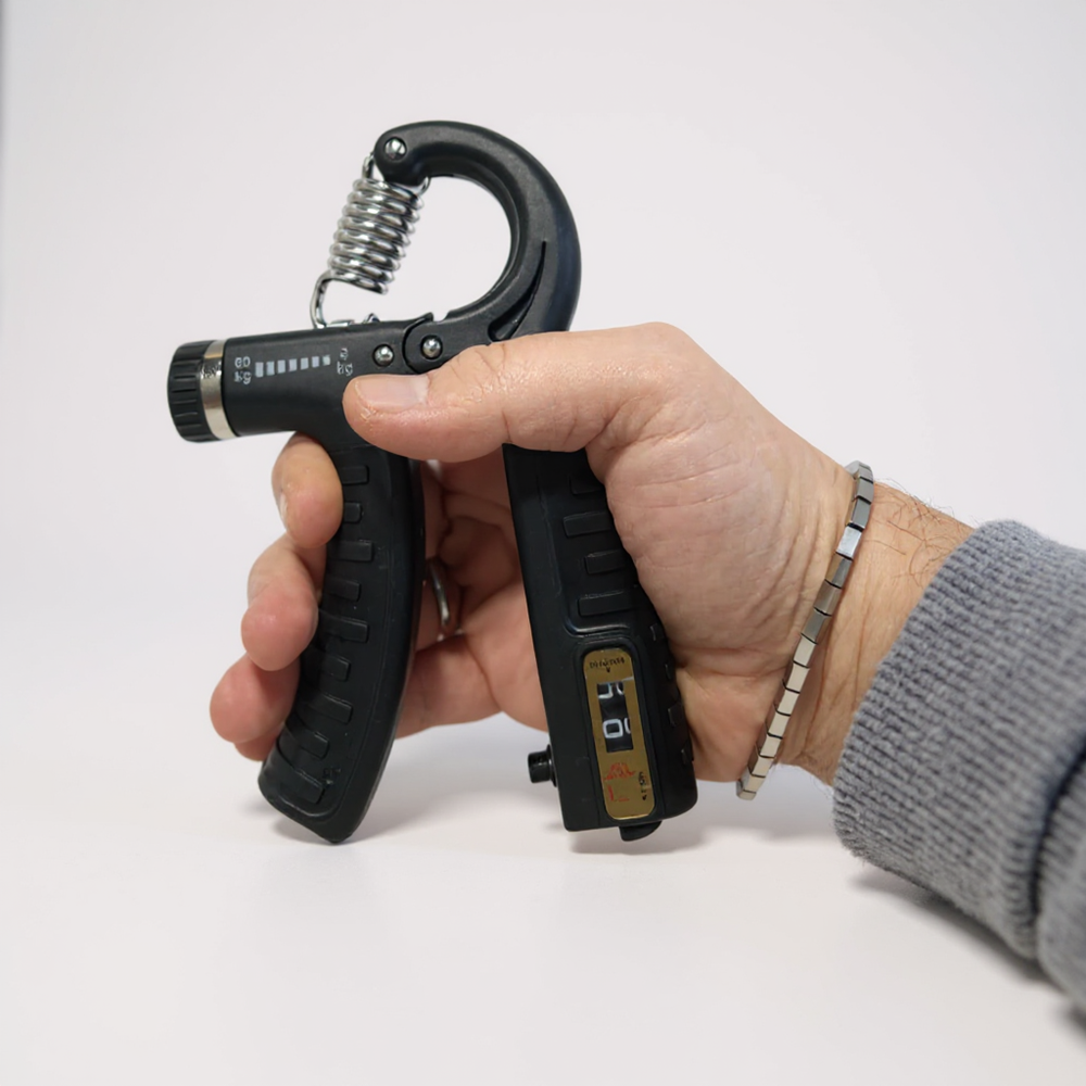 Ayarlanabilir Profesyonel Sayaçlı El Yayı Y94 - Siyah - STANDART