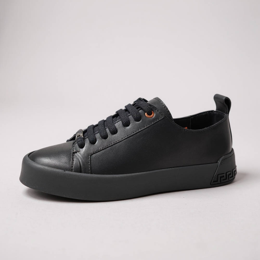 Erkek Deri Casual Günlük Ayakkabı A5404 - Siyah - 43