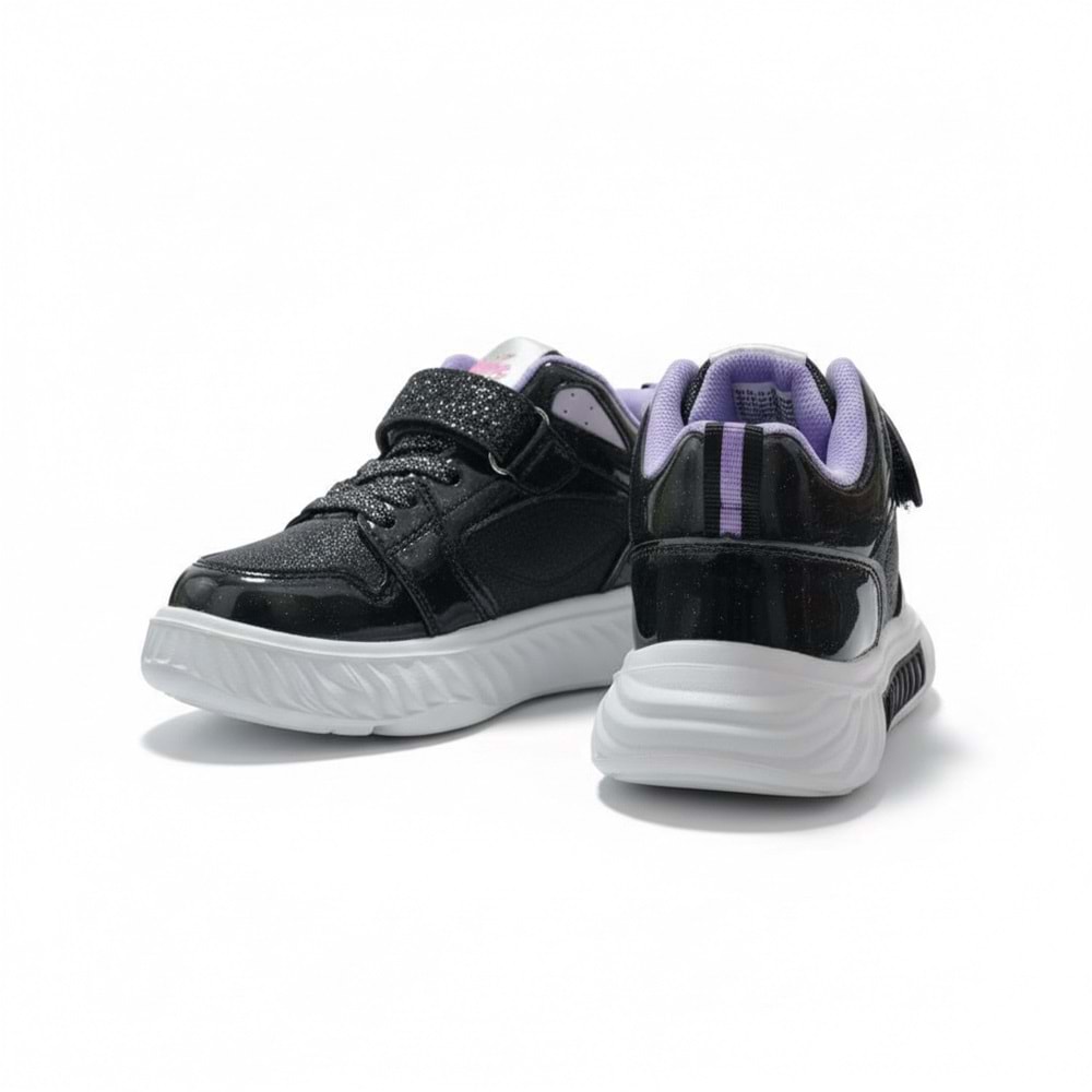 M.P Spor Çocuk Ayakkabı 252-3510 - Siyah-Lila - 33