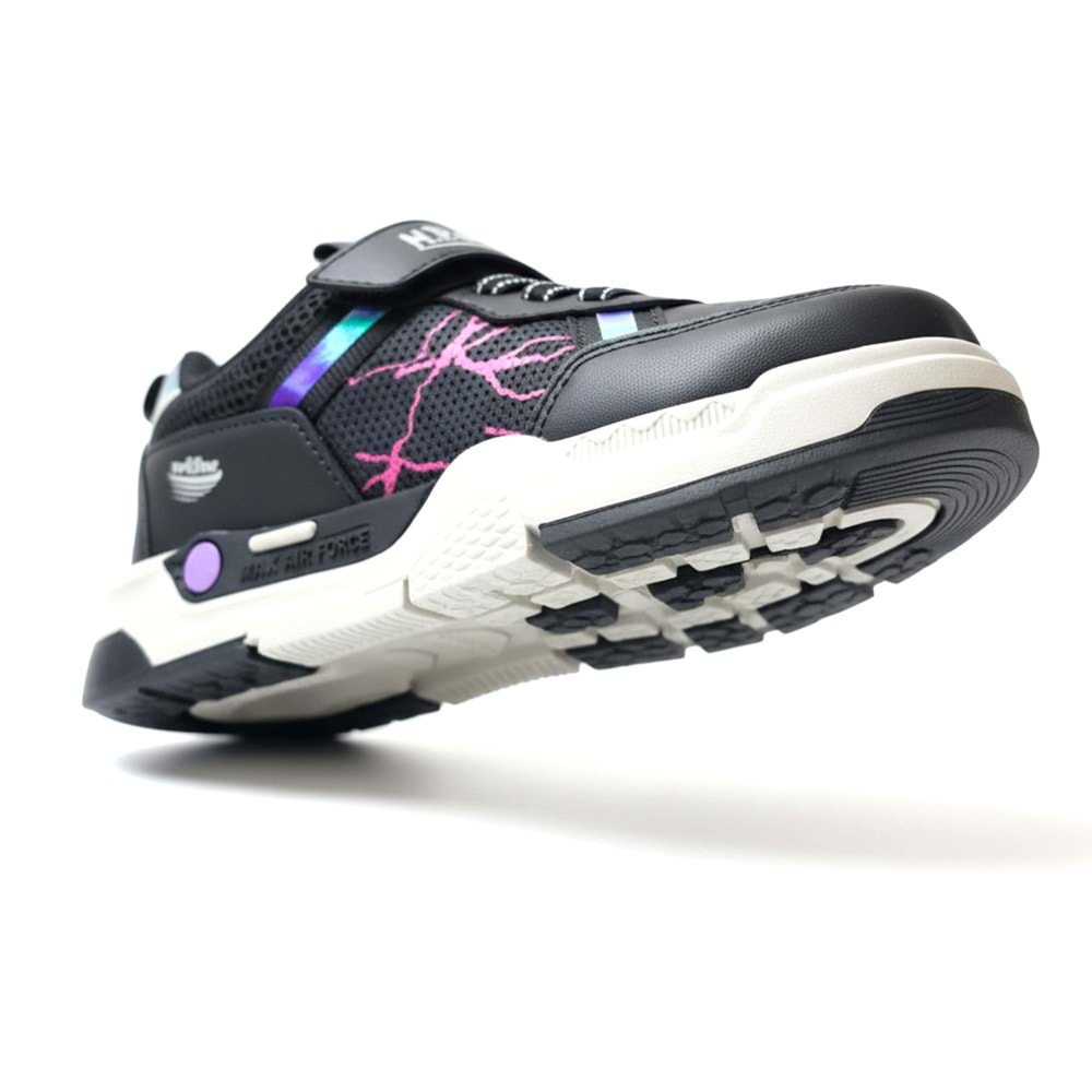 Çocuk Spor Ayakkabı Işıklı 3523 - Siyah - 26