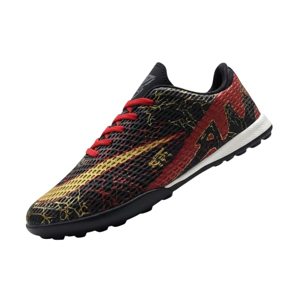 Erkek Halı Saha Ayakkabısı 251-2704 - Siyah-Kırmızı - 42