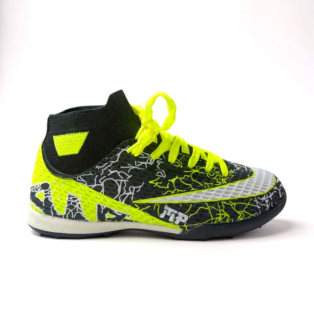 Erkek Halısaha Ayakkabısı 2700GR - Siyah-Sarı - 37