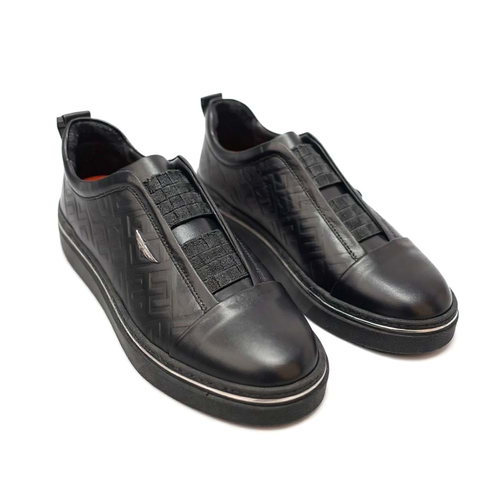 Erkek Deri Casual Ayakkabı 26907 - Siyah - 41