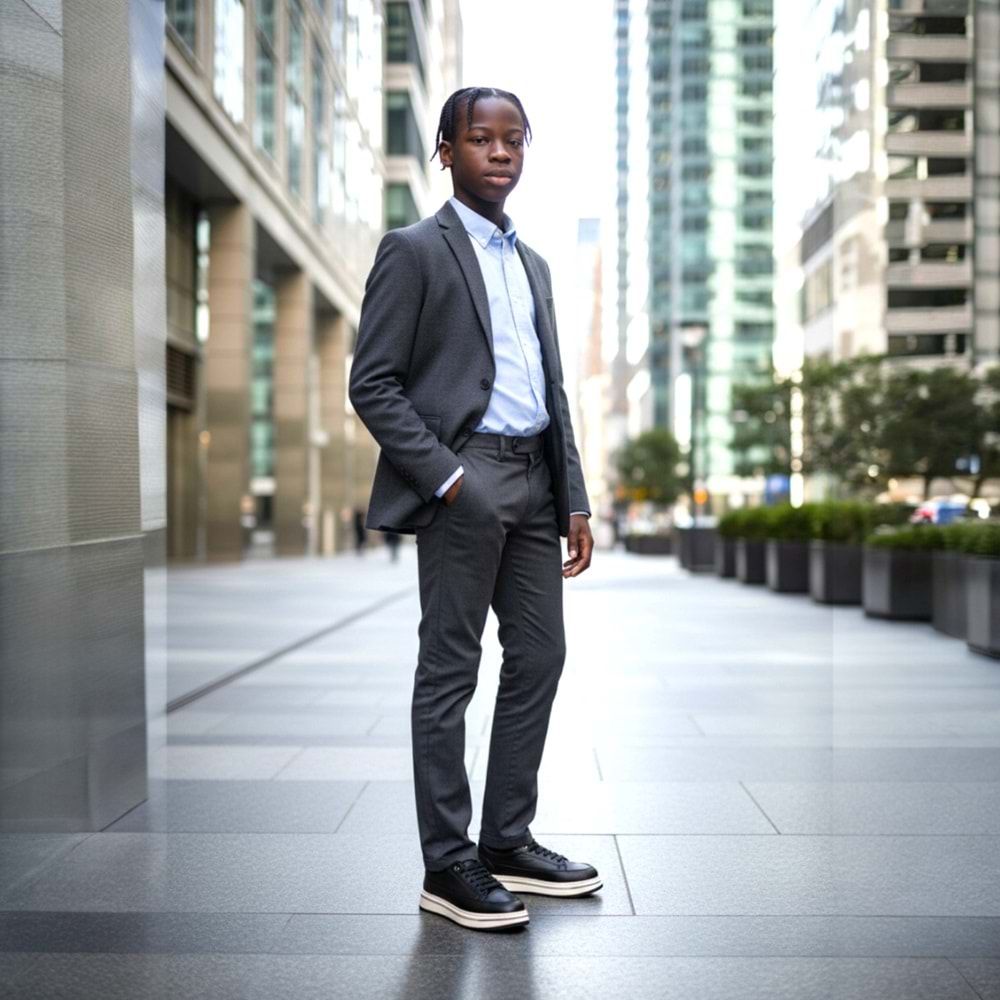 Erkek Deri Casual Ayakkabı C28511 - Siyah - 40