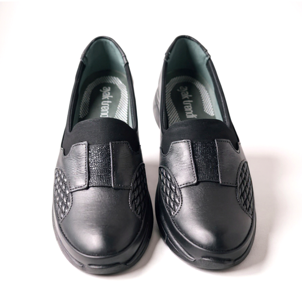 Kadın Deri Comfort Ayakkabı 4217 - Siyah - 40