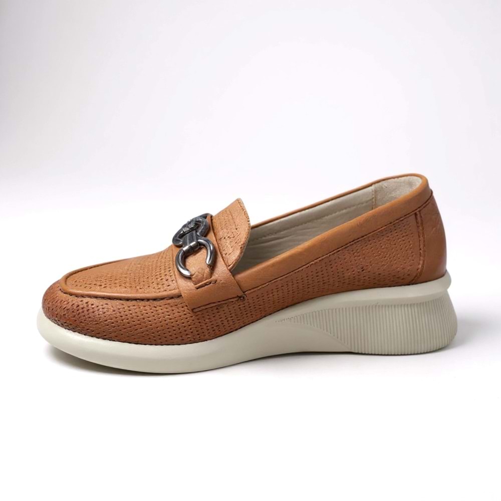 Kadın Deri Günlük Ayakkabı 0113 - Taba - 40