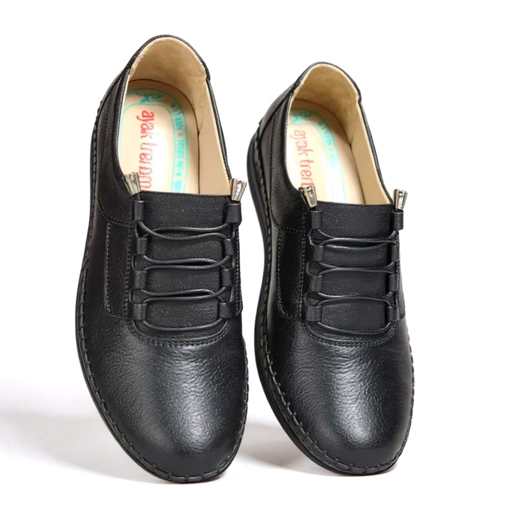 Kadın Deri Günlük Comfort Ayakkabı 2005 - Siyah - 41