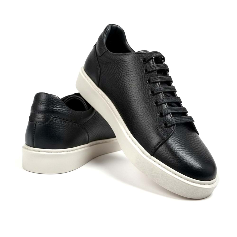 Erkek Deri Comfort Casual Ayakkabı L4247 - Siyah - 42