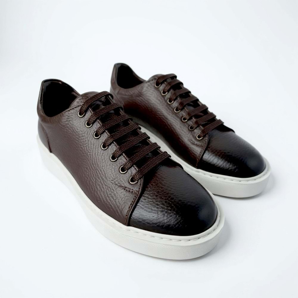 Erkek Deri Casual Ayakkabı L4247K - Kahve - 40