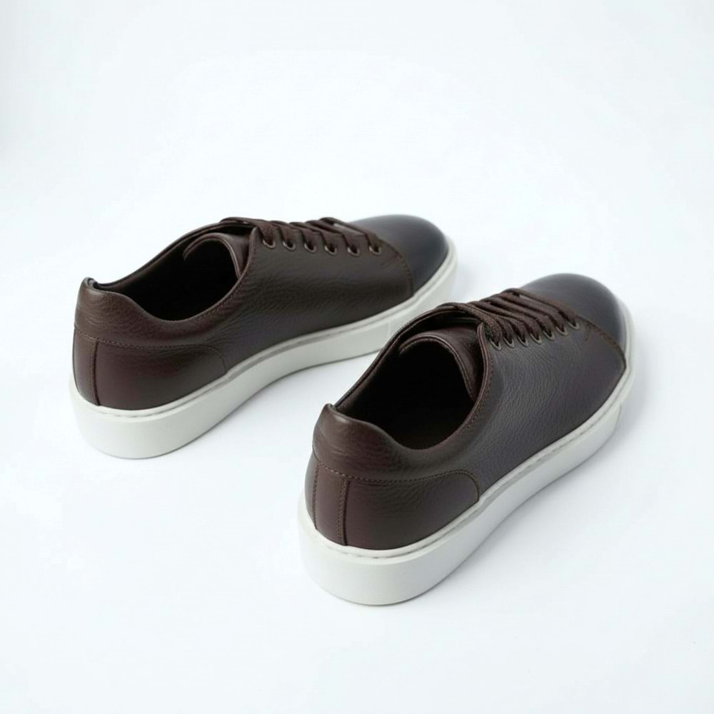 Erkek Deri Casual Ayakkabı L4247K - Kahve - 40