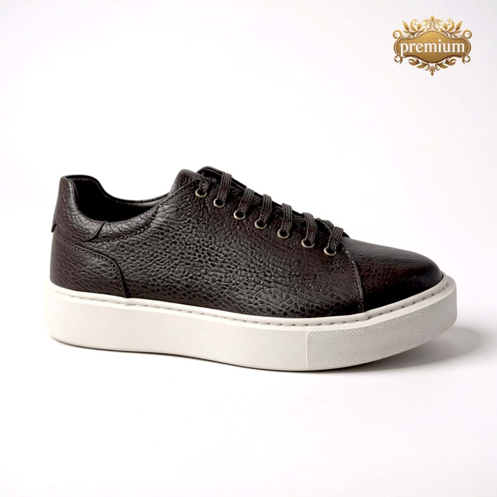 Erkek Deri Casual Ayakkabı L4247K - Kahve - 41