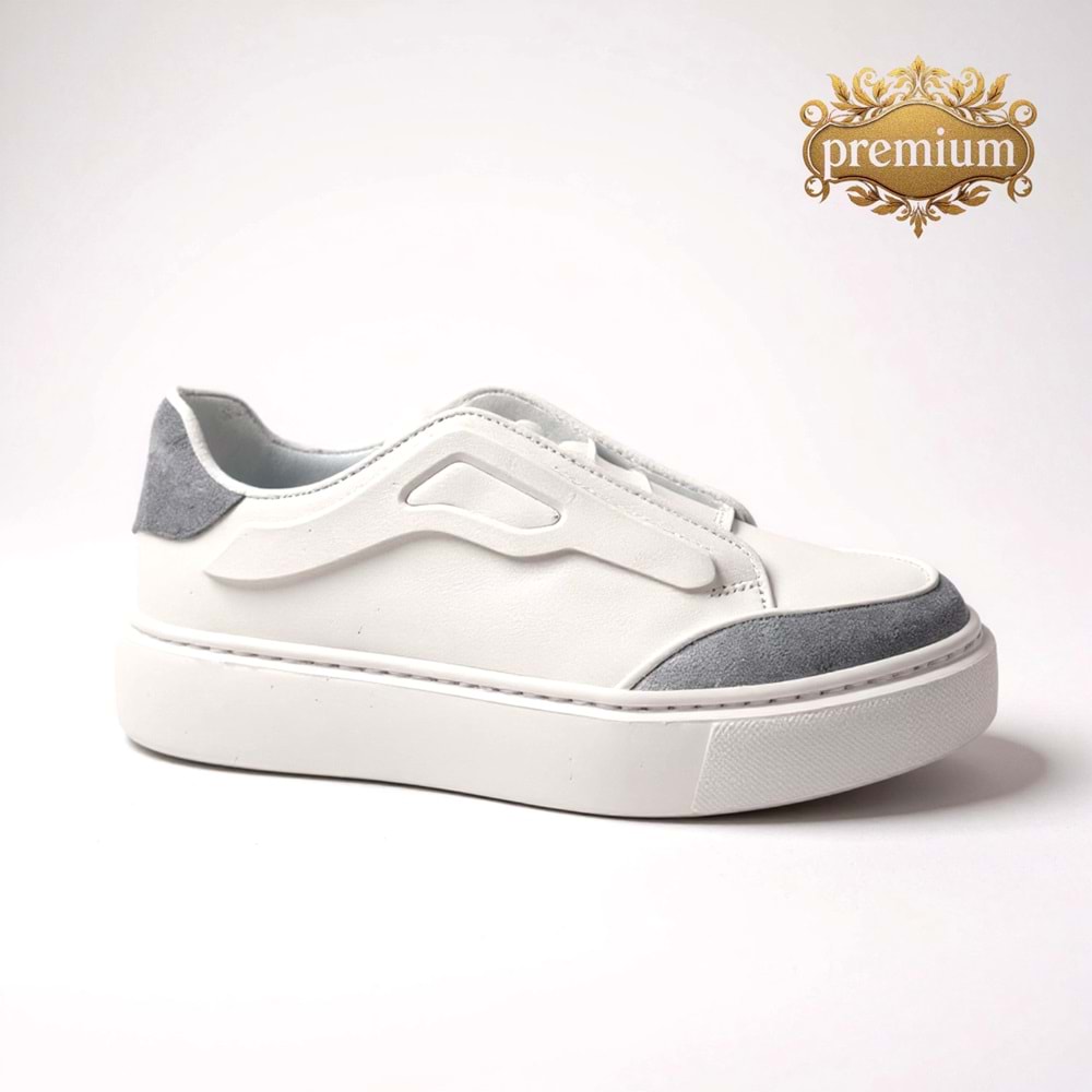 Luciano Bellini Erkek Deri Casual Ayakkabı L4238 - Beyaz - 40