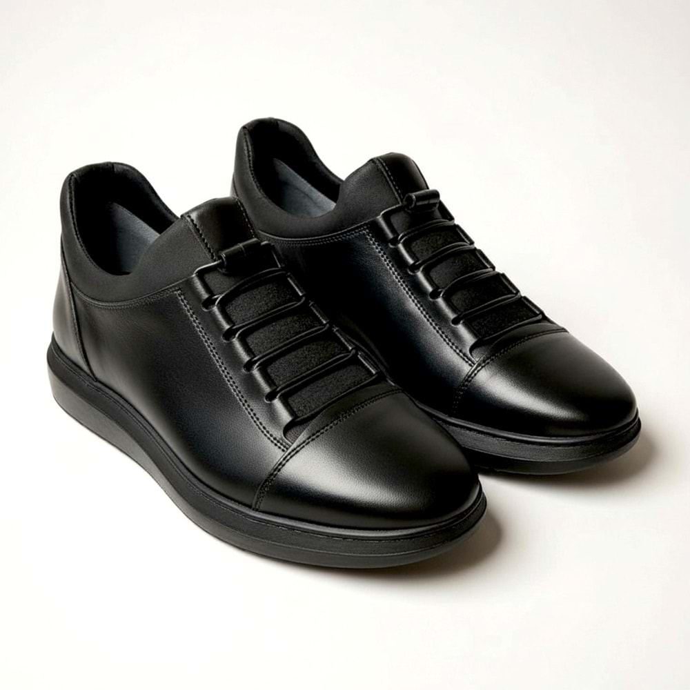 Erkek Deri Casual Ayakkabı 4242 - Siyah - 41