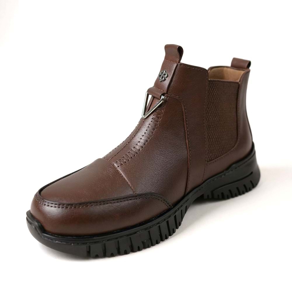 Kadın Deri Comfort Bot K1453 - Kahve - 40