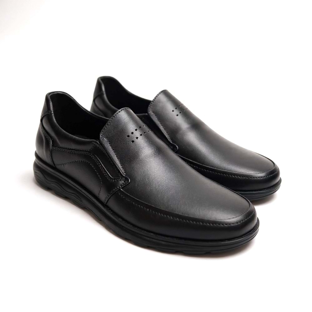 Erkek Deri Comfort Günlük Ayakkabı S571 - Siyah - 42