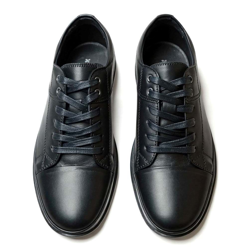 Erkek Deri Günlük Ayakkabı 22585 - Siyah - 41