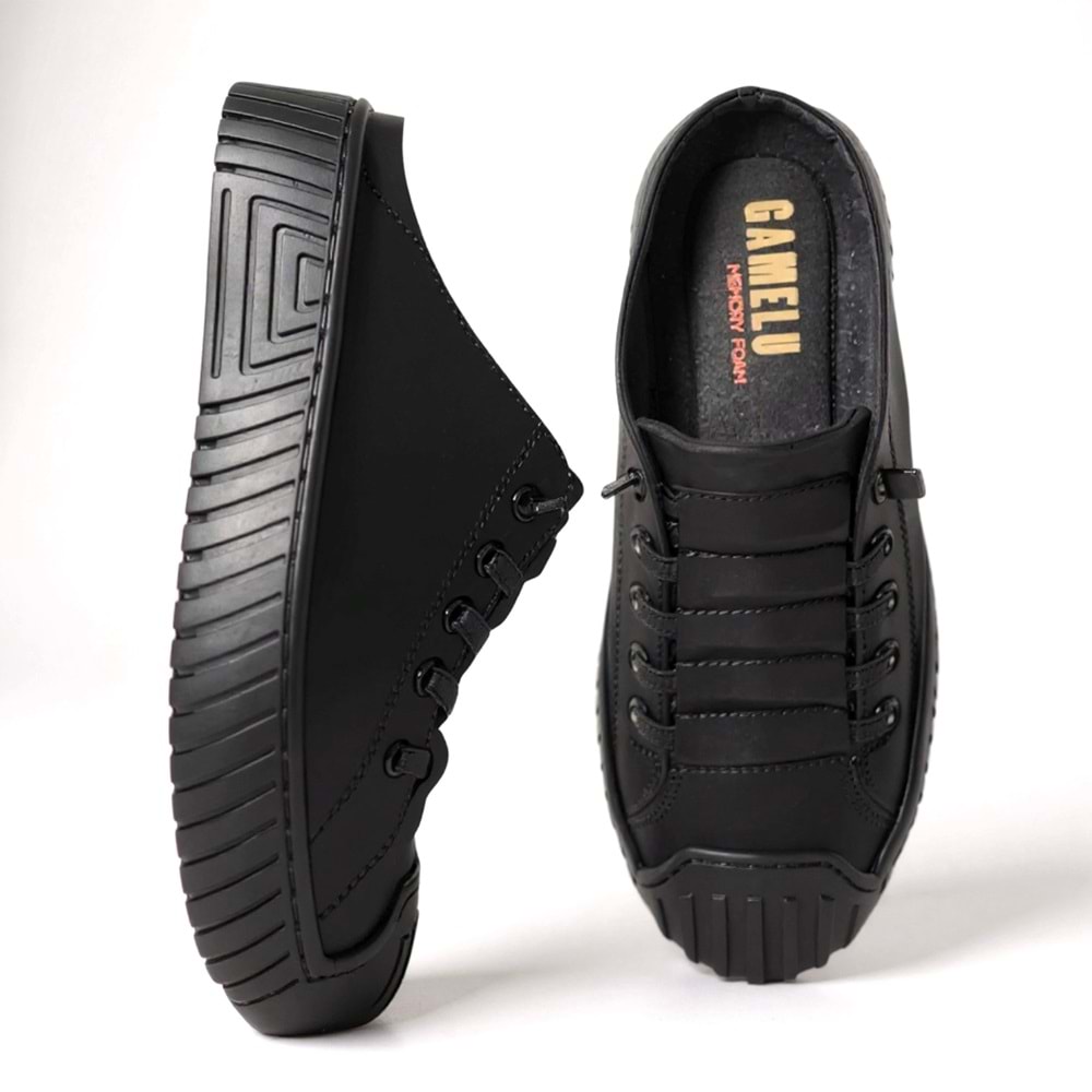 Gamelu Poem Unisex Terlik - Siyah - 37