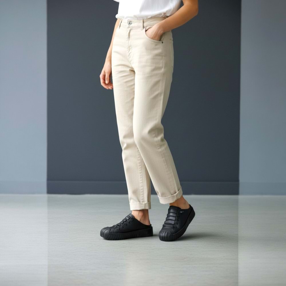 Gamelu Poem Unisex Terlik - Siyah - 38