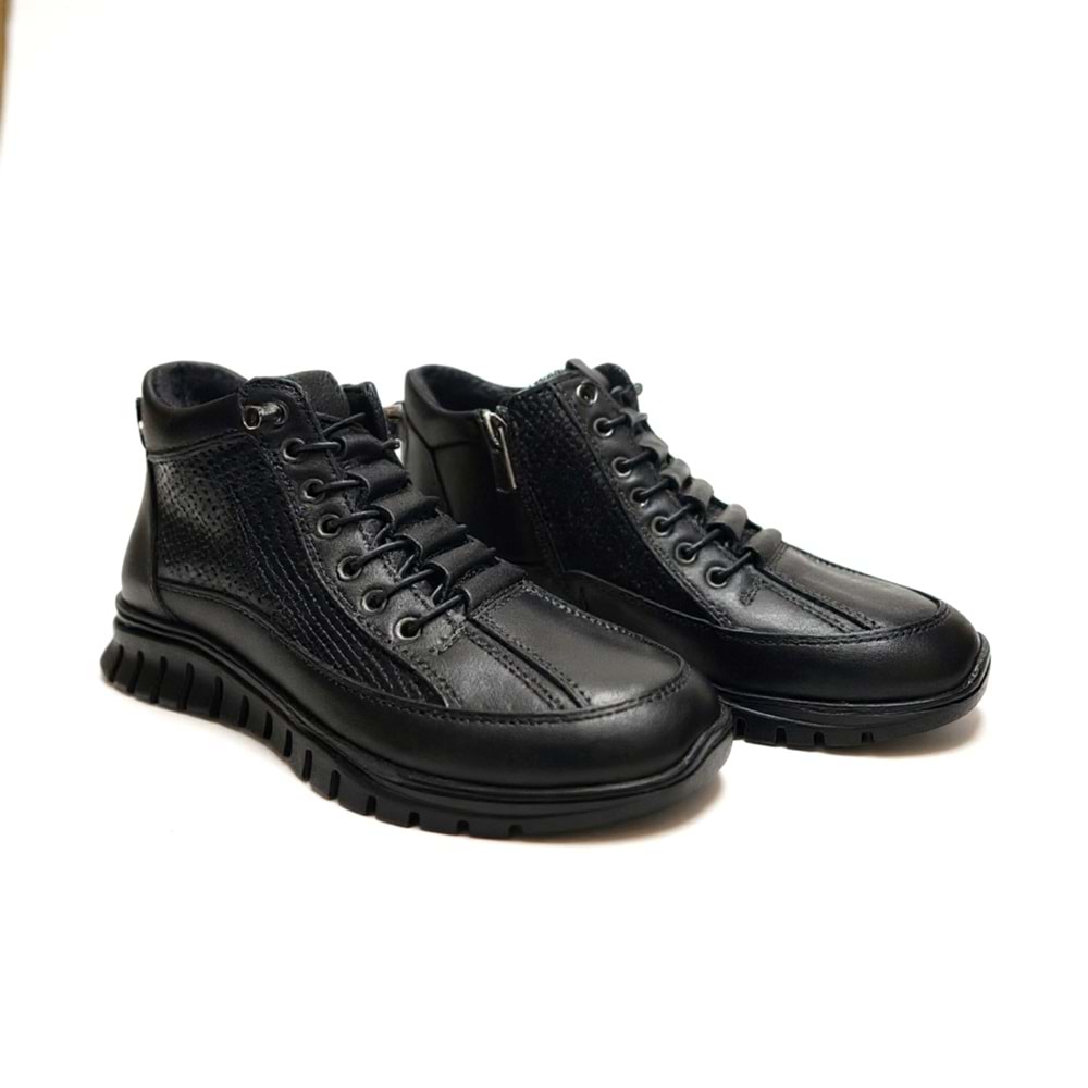 Kadın Deri Casual Bot 1458-2 - Siyah - 40