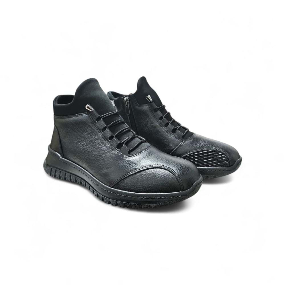 Kadın Deri Günlük Comfort Bot S1450 - Siyah - 37