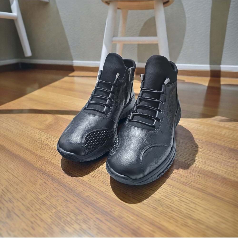 Kadın Deri Günlük Comfort Bot S1450 - Siyah - 37