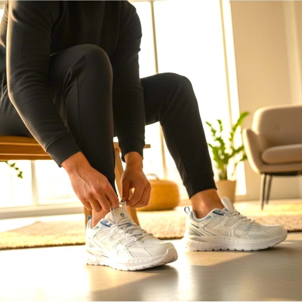 Blausee Premium Softflex Erkek Spor Ayakkabı B25021 - Beyaz - 40