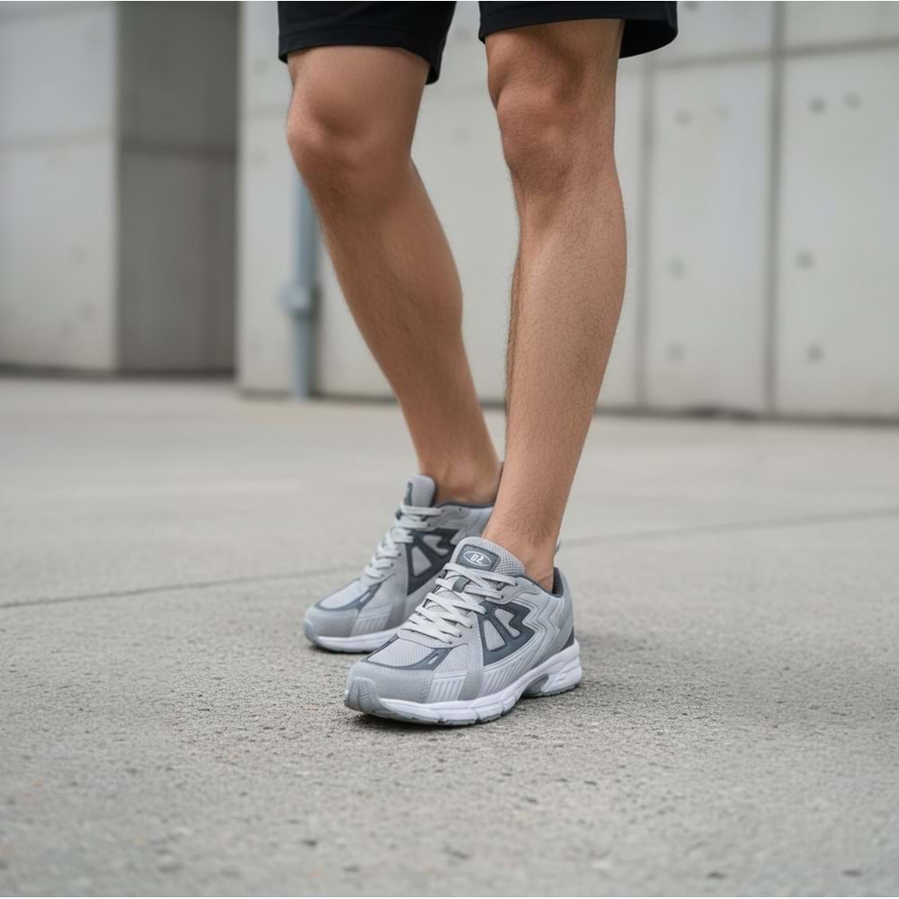 Erkek Profesyonel Koşu Ayakkabısı G6053 - Gri - 41