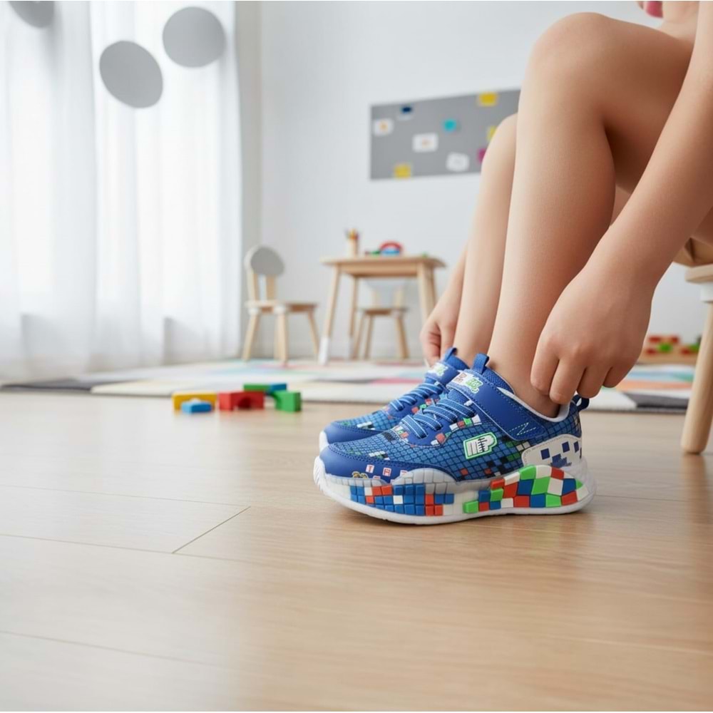 B3 Craft Çocuk Spor Ayakkabı 3609 - Saks - 33