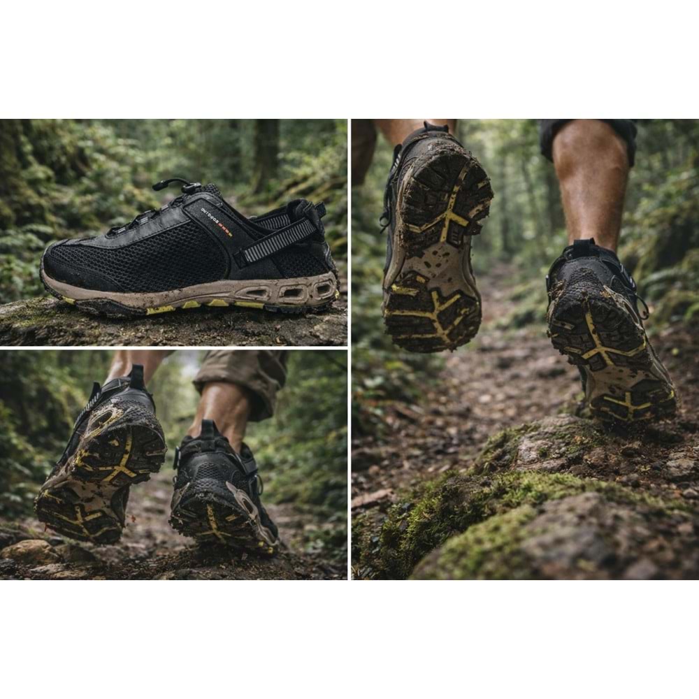 Scootland Unisex Trekking Spor Ayakkabı 15509 S5 - Siyah - 38