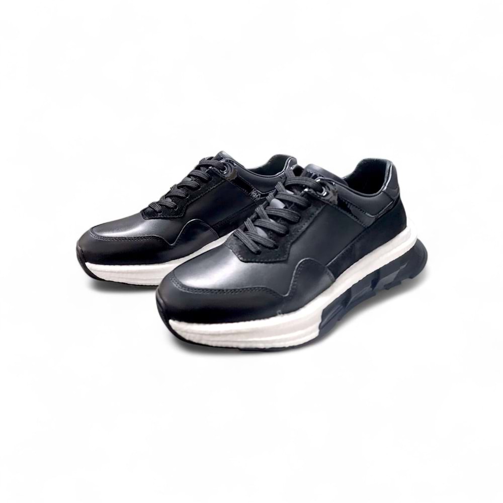 Erkek Deri Casual Ayakkabı 23379S1 - Siyah - 41