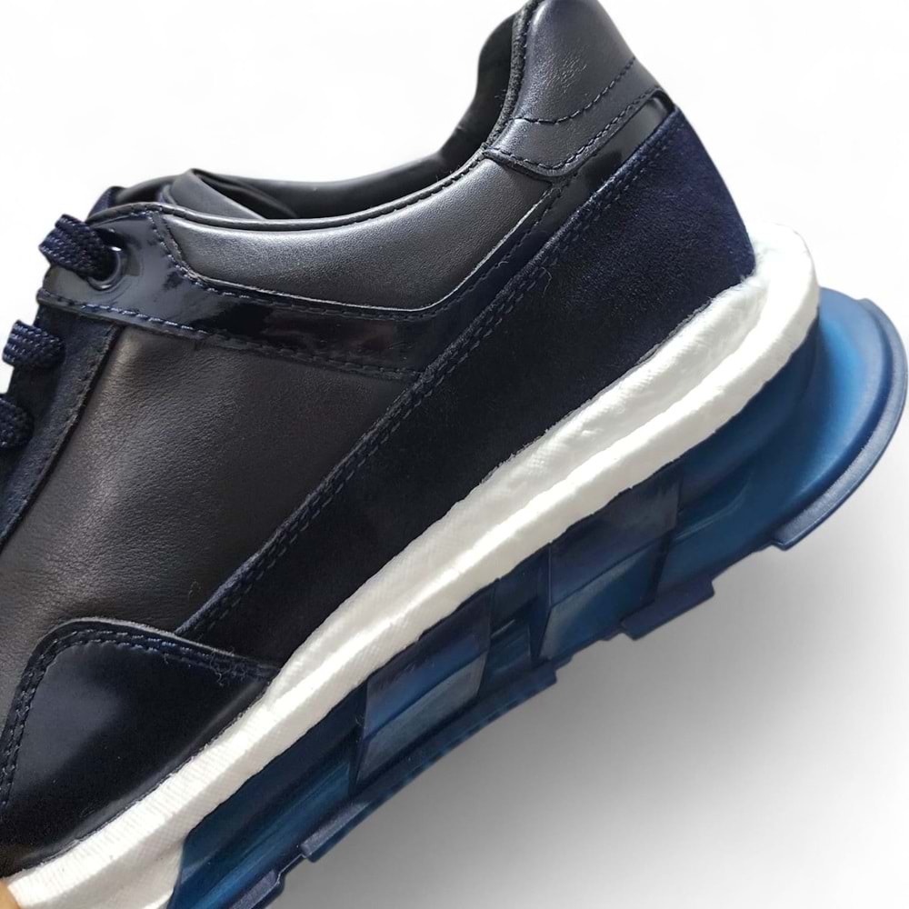 Erkek Deri Casual Ayakkabı 23379L1 - Lacivert - 40