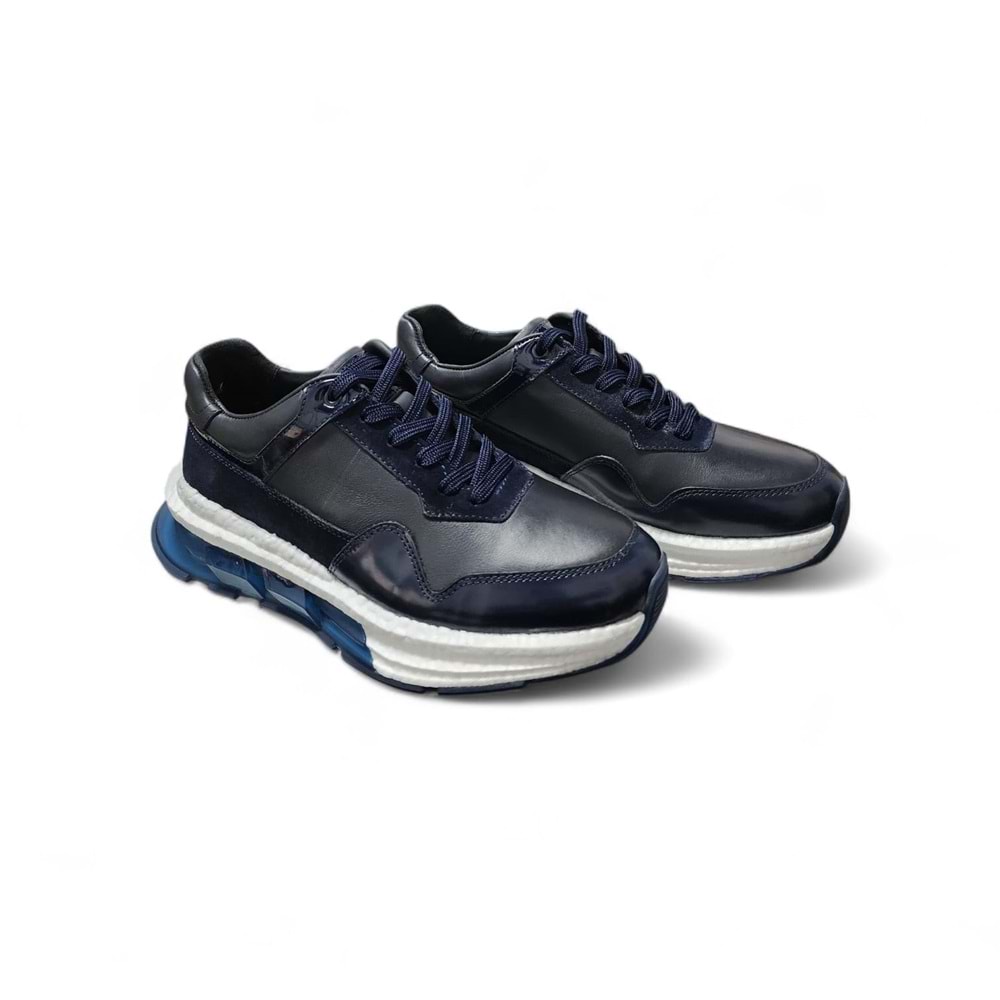 Erkek Deri Casual Ayakkabı 23379L1 - Lacivert - 40