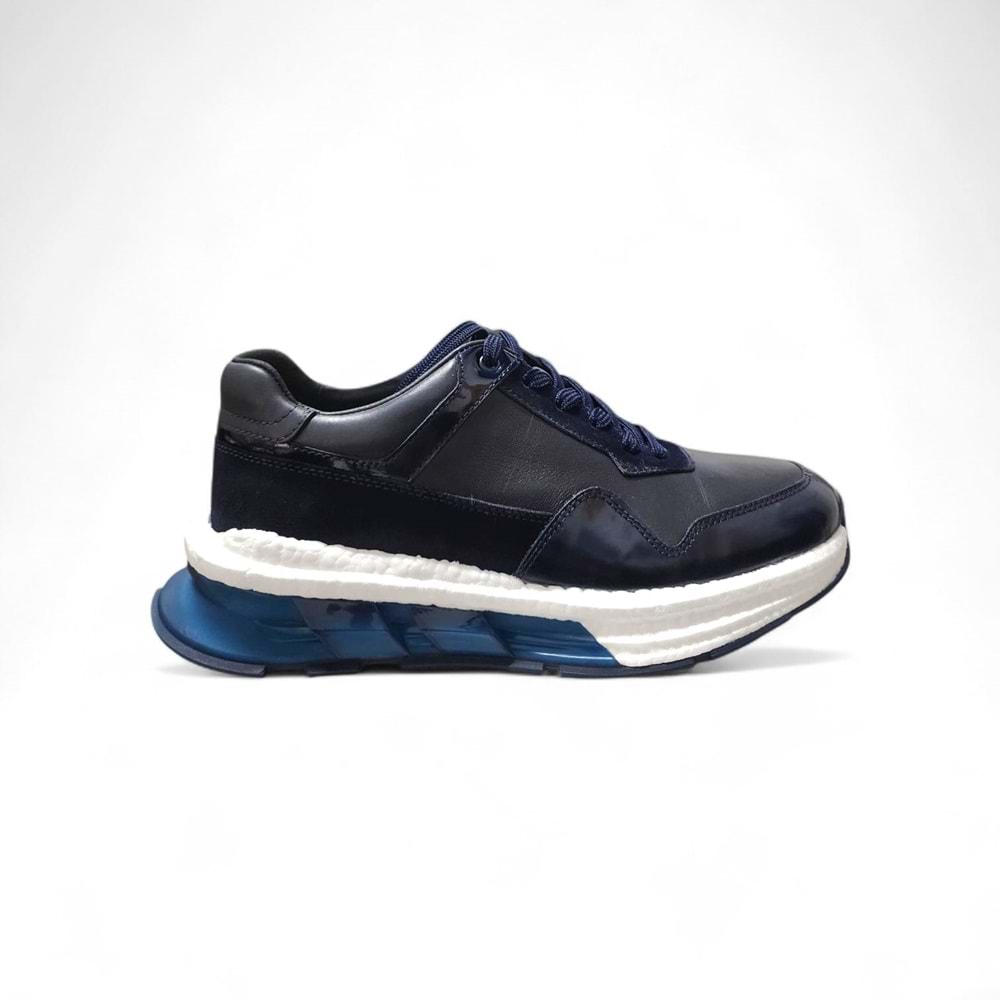 Erkek Deri Casual Ayakkabı 23379L1 - Lacivert - 42