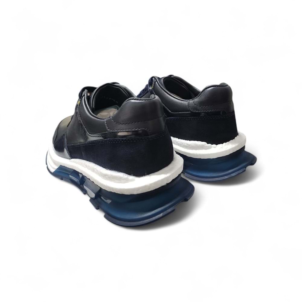 Erkek Deri Casual Ayakkabı 23379L1 - Lacivert - 42
