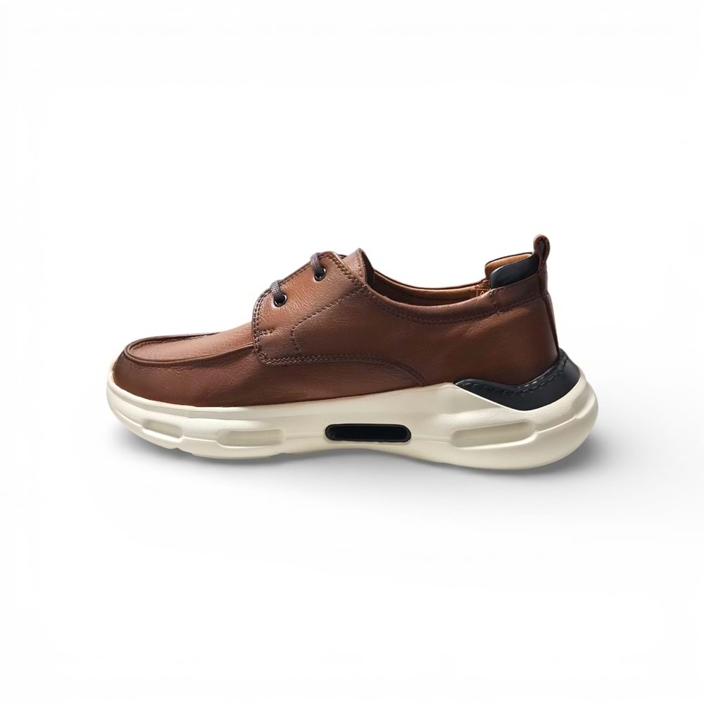 Erkek Deri Casual Günlük Ayakkabı 21395T - Taba - 42