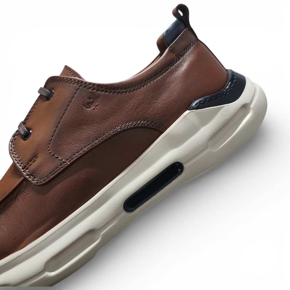 Erkek Deri Casual Günlük Ayakkabı 21395T - Taba - 42