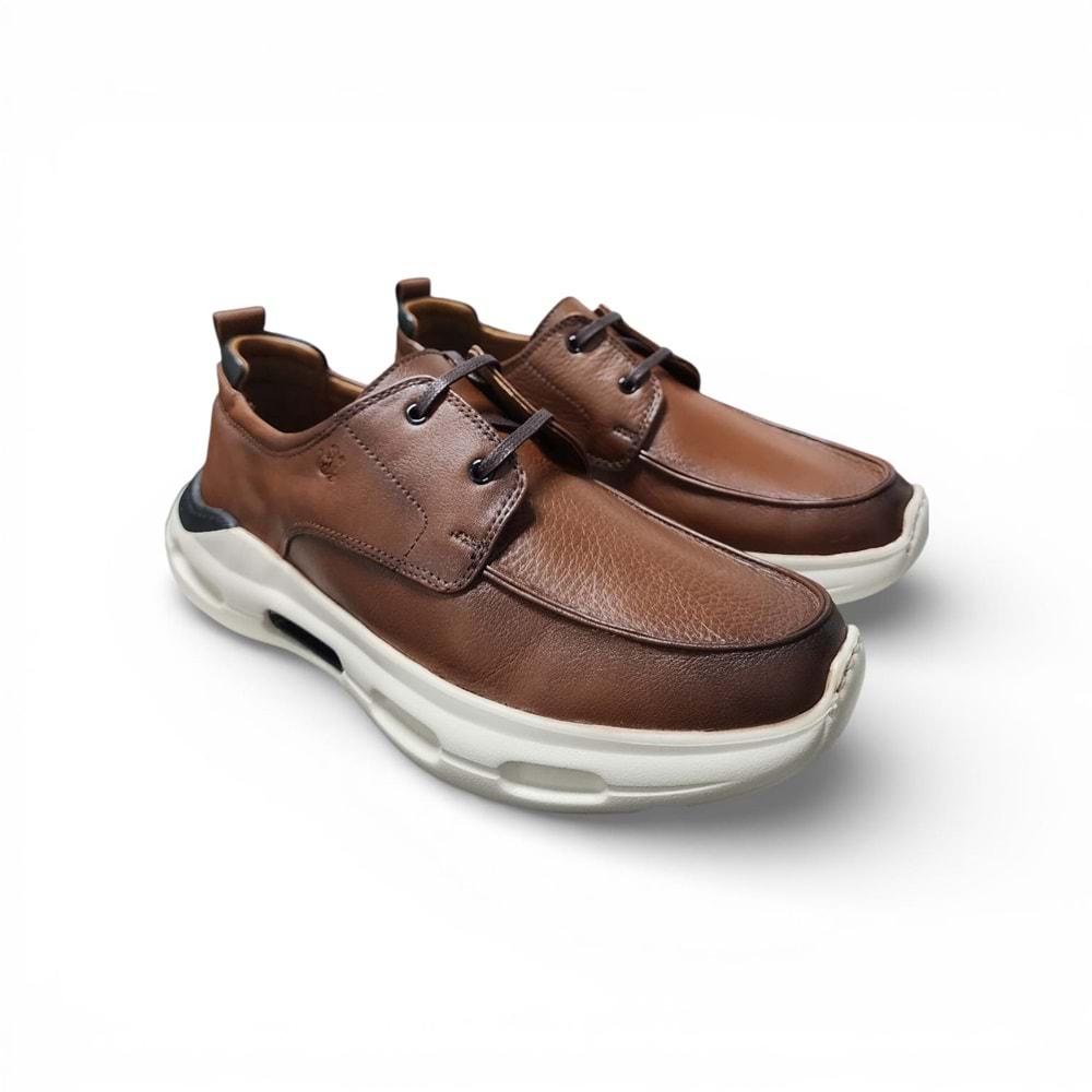 Erkek Deri Casual Günlük Ayakkabı 21395T - Taba - 42