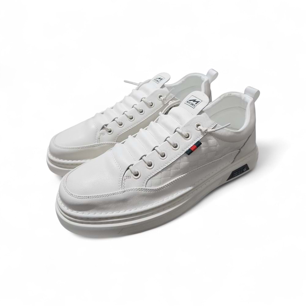 Erkek Deri Günlük Ayakkabı 15219039Z1 - Beyaz - 45