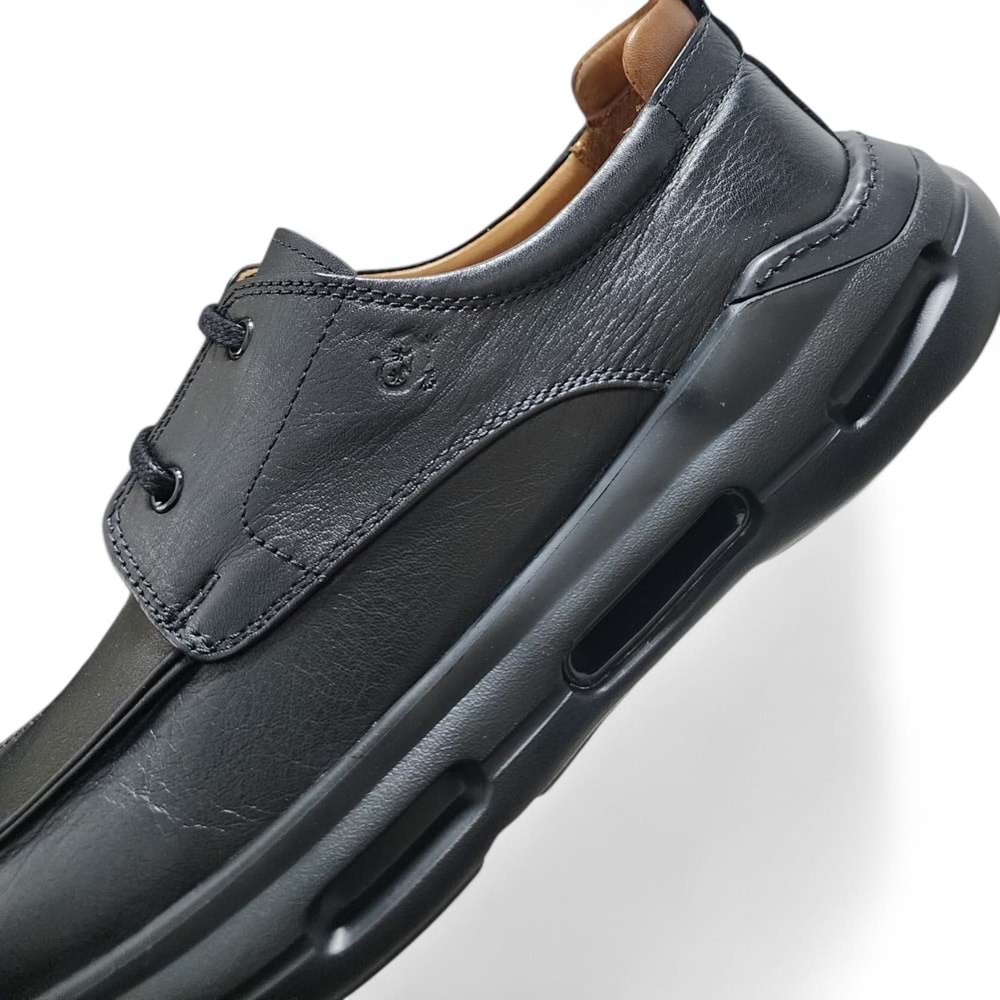 Erkek Deri Casual Günlük Ayakkabı 21395S1 - Siyah - 40