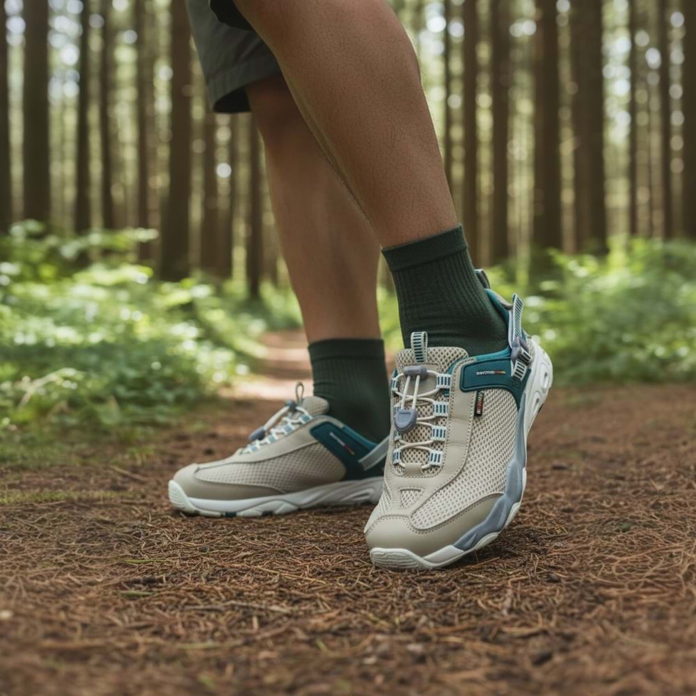 Scootland Unisex Trekking Spor Ayakkabı 15509E5 - Krem - 36