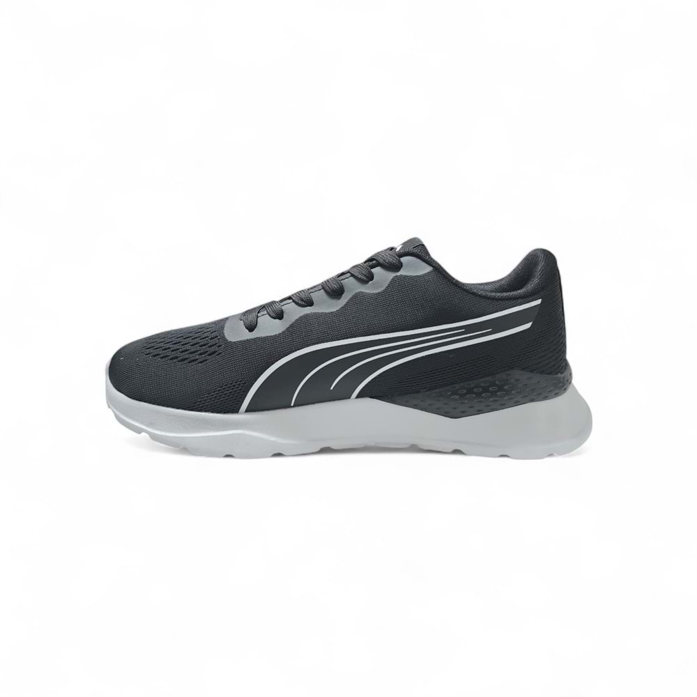 Puma Lite Runner Spor Ayakkabı TDP 40853302 - Siyah-Beyaz - 42,5
