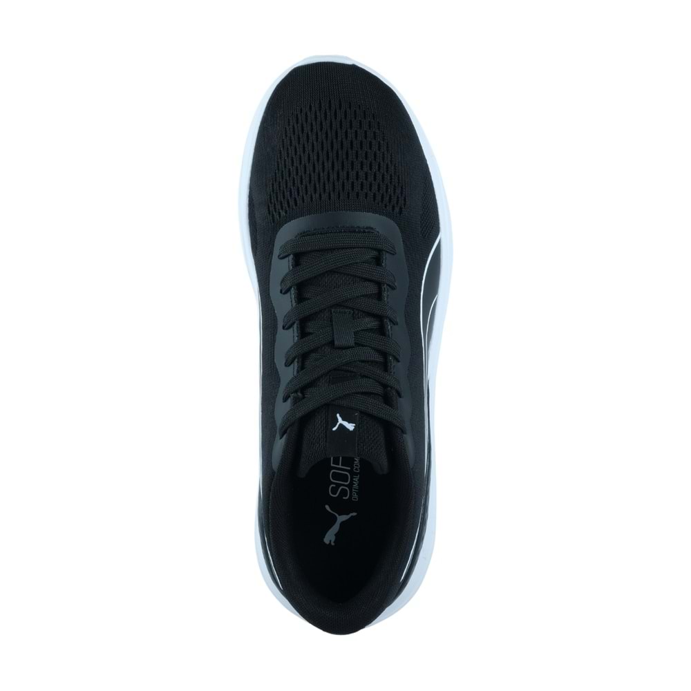 Puma Lite Runner Spor Ayakkabı TDP 40853302 - Siyah-Beyaz - 42,5