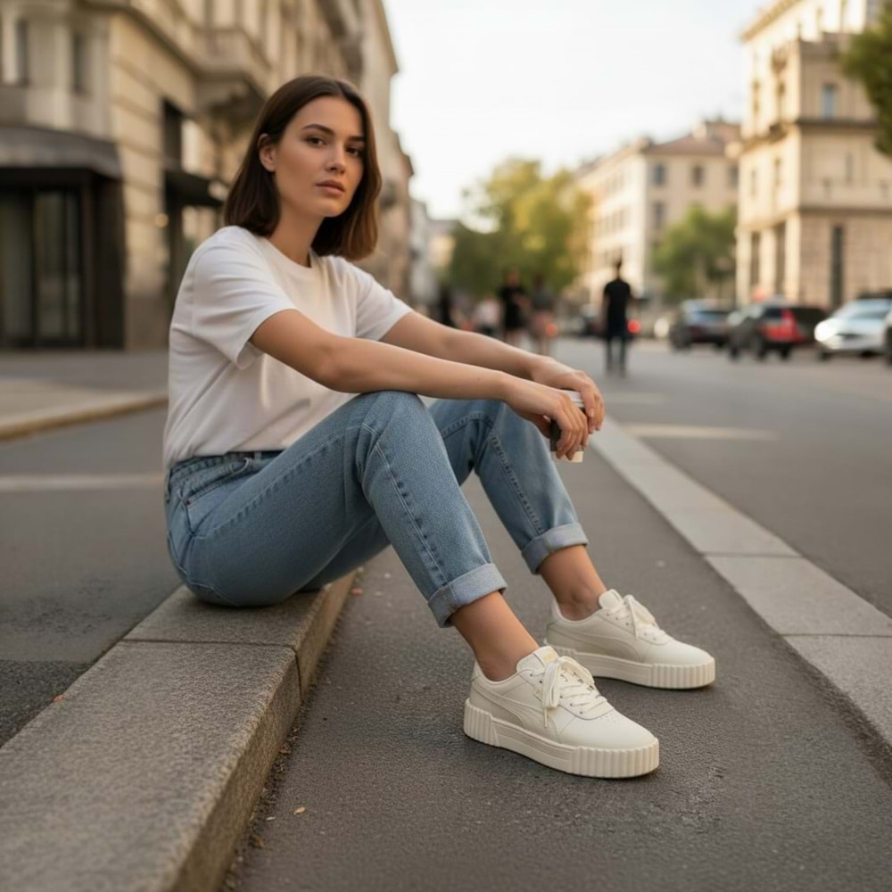 Carina 3.0 TDP Kadın Günlük Spor Ayakkabı 40617650 - Bej - 37